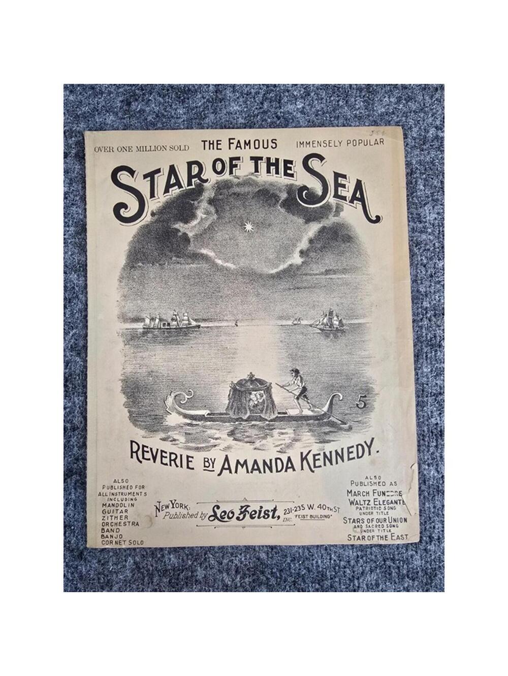 Vintage Star of the Sea Reverie Piano Solo by Amanda Kennedy Sheet Music